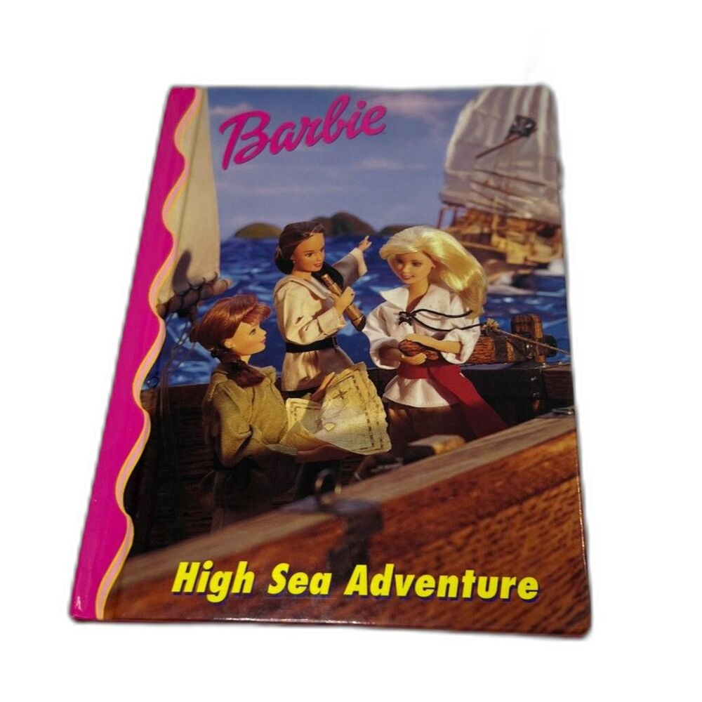 Vintage Barbie High Sea Adventure Book 1999 Grolier – Excellent Condition